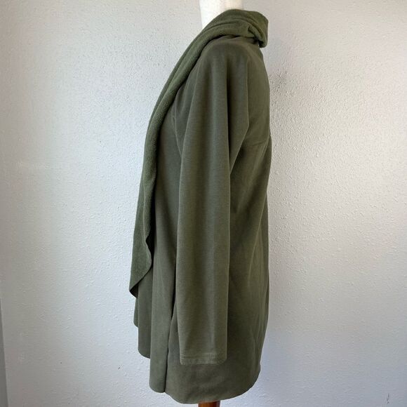 Drew Open Front Fleece Jacket Size L EUC - Picture 3 of 8